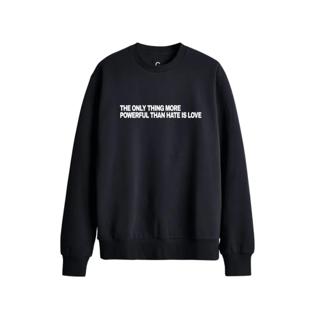Love is more powerful - Crewneck Unisexe